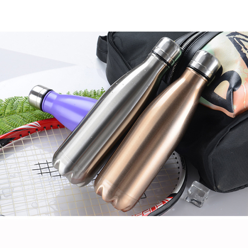 IStapromo Gifts Promotional 500ml Bullet Shape Stainless Steel Luxury Insulated Travel Coffee Mug Water Bottle Thermos