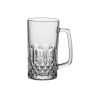 Classic 520ML Custom Logo Drinking Sublimation Beer Glass Cup Drinking Glasses With Handle