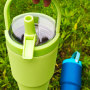 Kids 14 oz 100% Leakproof Tumbler With Carry Handle BPA-Free Kid-Friendly Design Durable & Dishwasher Safe Water Bottle