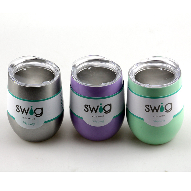 Wholesale Stainless Steel Vacuum Insulated Egg Mug Bridesmaid Tumblr Cup Travel Wine Tumbler champagne Tumbler