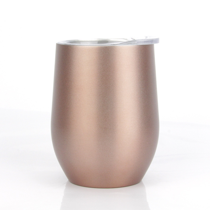 Wholesale Stainless Steel Vacuum Insulated Egg Mug Bridesmaid Tumblr Cup Travel Wine Tumbler champagne Tumbler