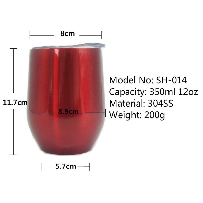 Wholesale Stainless Steel Vacuum Insulated Egg Mug Bridesmaid Tumblr Cup Travel Wine Tumbler champagne Tumbler