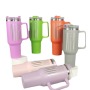 BORGE Leakproof 40oz Stainless Steel Vacuum Insulated Transfer Coating Tumbler with Handle