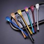 BORGE Wholesale Yerba Mate Bombilla 304 Stainless Steel Food Grade Straw Tea Mate Spoon Straw with Filter for Bar