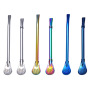 BORGE Wholesale Yerba Mate Bombilla 304 Stainless Steel Food Grade Straw Tea Mate Spoon Straw with Filter for Bar