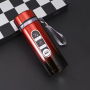 BORGE 500ml 800ml 1L Wide Mouth Stainless Steel Water Bottle Insulation Vacuum Flask with Led Digital Temperature Display