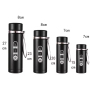 BORGE 500ml 800ml 1L Wide Mouth Stainless Steel Water Bottle Insulation Vacuum Flask with Led Digital Temperature Display