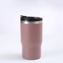BORGE 14oz Stainless Steel Vacuum Can Cooler Insulated Can Cooler Tumbler 4 in 1 With 2 Lids