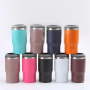 BORGE 14oz Stainless Steel Vacuum Can Cooler Insulated Can Cooler Tumbler 4 in 1 With 2 Lids