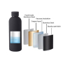 Portable Insulated Double Wall Hot Cold Thermal Travel Coffee Mug Vacuum Stainless Steel Outdoor Tumbler with Handle and Straw