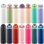 New Sports 32OZ Vacuum Insulated Fruits Cup for Sports Travel Car Flasks Stainless Steel Water Bottle With Straw