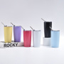 Hot Selling 20oz Car Coffee Cup Stainless Steel Travel Mug Double-Layer Vacuum Insulated Tumbler With Metal Straw