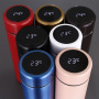 Wholesale 500ml Smart Water Bottle Temperature Show With Water Bottle Drinking Water Bottle Insulated Flask Thermos