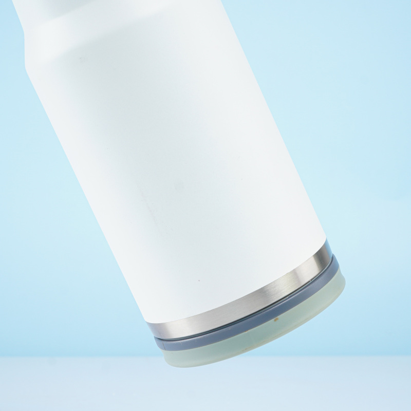 Wholesale Modern 40 oz Vacuum Insulated Travel Water Bottle Tumbler with Leakproof Rotatable Straw Lid Stainless Steel Straw