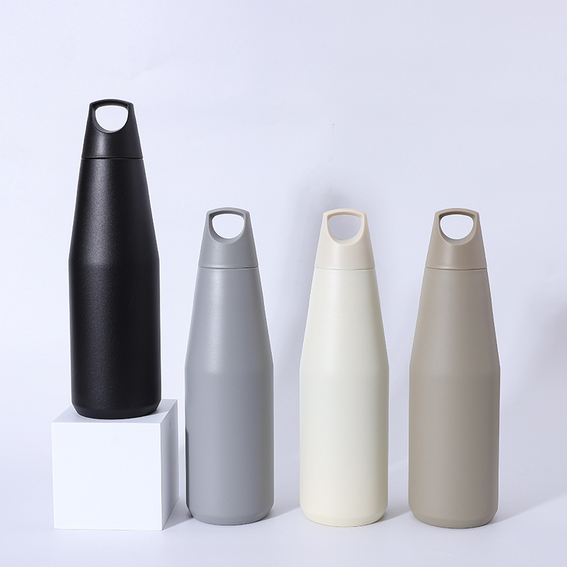Modern Thermos Cup 304 Stainless Steel Vacuum Water Bottle for Outdoor Mountaineering Sports for Travel