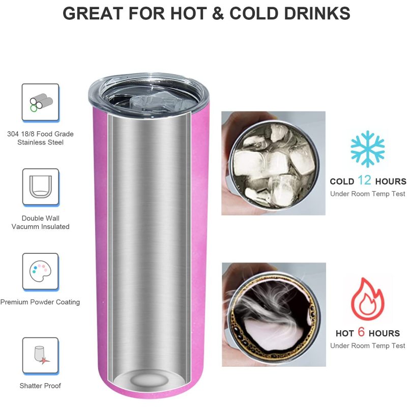 Hot Selling 20 oz  Sublimation Tumbler Double Walled Vacuum Insulated UV Color Changing Blank Sublimation Tumbler