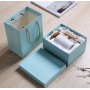 Wholesale coffee Mug ceramic  cup with bamboo handle Gift Cup travel coffee mug with  lid and spoon