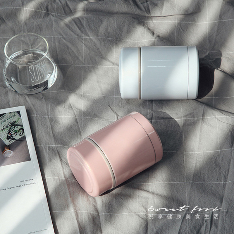 Wholesale Custom Logo 400ml Stainless Steel Vacuum Insulated Food Jar Food Thermo