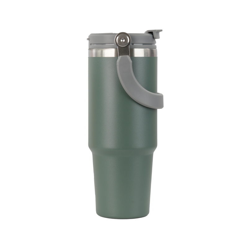 New Product 30oz Stainless Steel Vacuum Fashion Thermos Cup Double Wall Sport Water Bottle with Lids and Straws