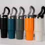 New Product 30oz Stainless Steel Vacuum Fashion Thermos Cup Double Wall Sport Water Bottle with Lids and Straws