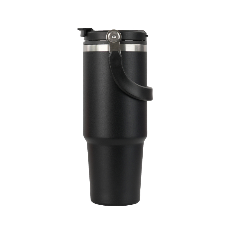 New Product 30oz Stainless Steel Vacuum Fashion Thermos Cup Double Wall Sport Water Bottle with Lids and Straws