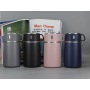800ML Insulated Cup Vacuum Flasks Thermoses Lunch Thermos Food Jar With Containers Thermo Pot Box