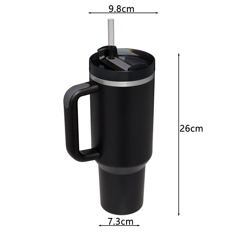 Hot Sales 40 oz  Insulated Car  Tumbler With Sealed Lid Stainless Steel  Travel Mug Car Cup With Handle