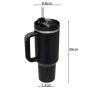 Hot Sales 40 oz  Insulated Car  Tumbler With Sealed Lid Stainless Steel  Travel Mug Car Cup With Handle