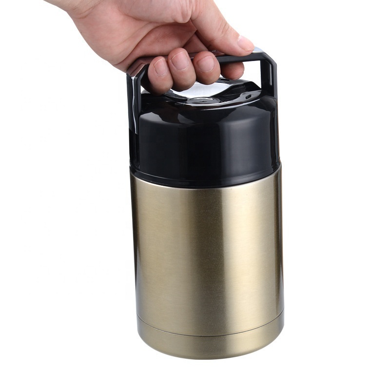 High Grade Thermos Food Box Stainless Steel Vacuum Food Container 800ML Double Wall 304 Food Jar