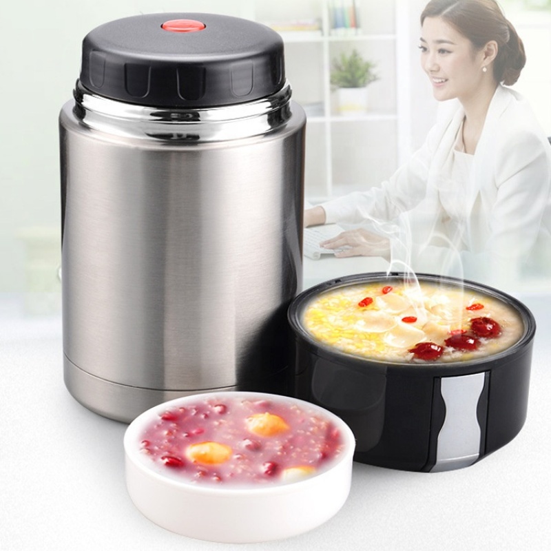 High Grade Thermos Food Box Stainless Steel Vacuum Food Container 800ML Double Wall 304 Food Jar