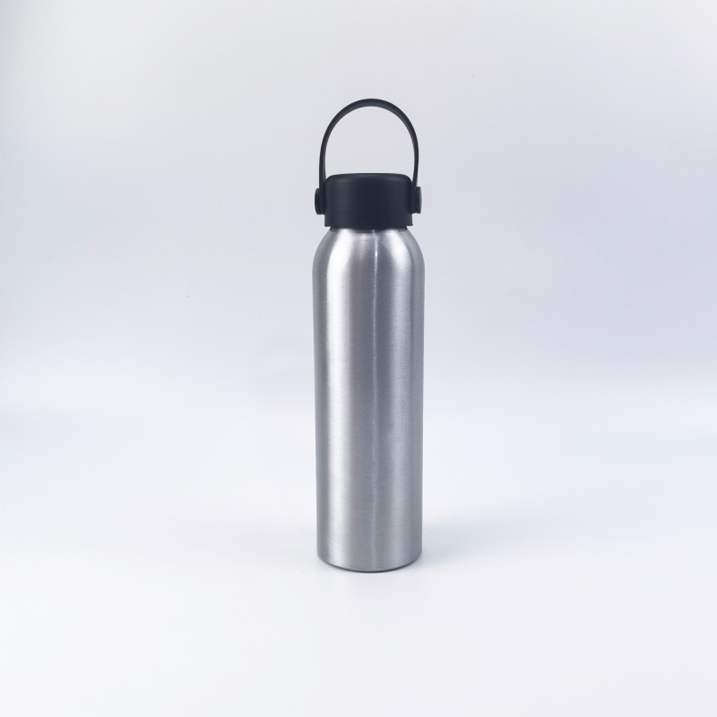 Outdoor Classic Design 650ml Bicycle Aluminum Sports Water Bottle Candies Colorful Aluminum Cap Drinkware
