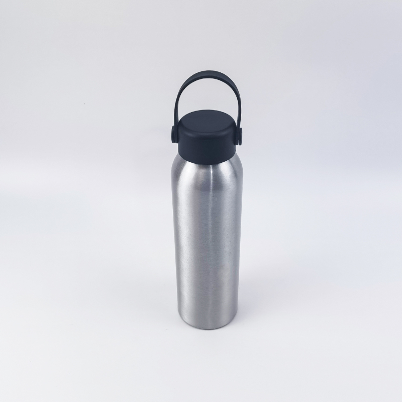 Outdoor Classic Design 650ml Bicycle Aluminum Sports Water Bottle Candies Colorful Aluminum Cap Drinkware