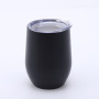 FX Factory Acceptable Custom 360ml/12oz 304 Stainless Steel Coffee Mugs Double Walled Egg Wine Cup With Lid Travel Wine Tumbler