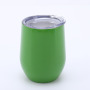FX Factory Acceptable Custom 360ml/12oz 304 Stainless Steel Coffee Mugs Double Walled Egg Wine Cup With Lid Travel Wine Tumbler