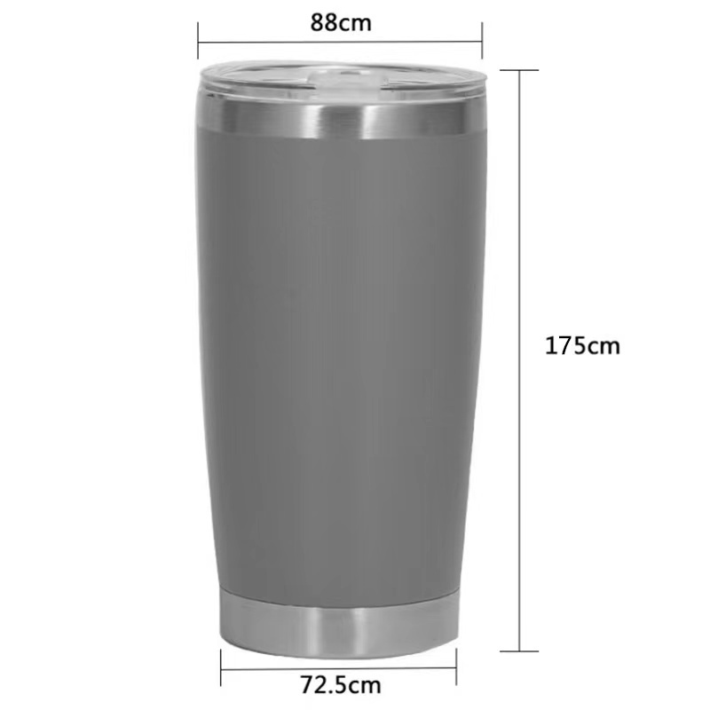 Wholesale 20oz Stainless Steel Car Tumbler Double Wall Vacuum Insulated Coffee Mug with Lid