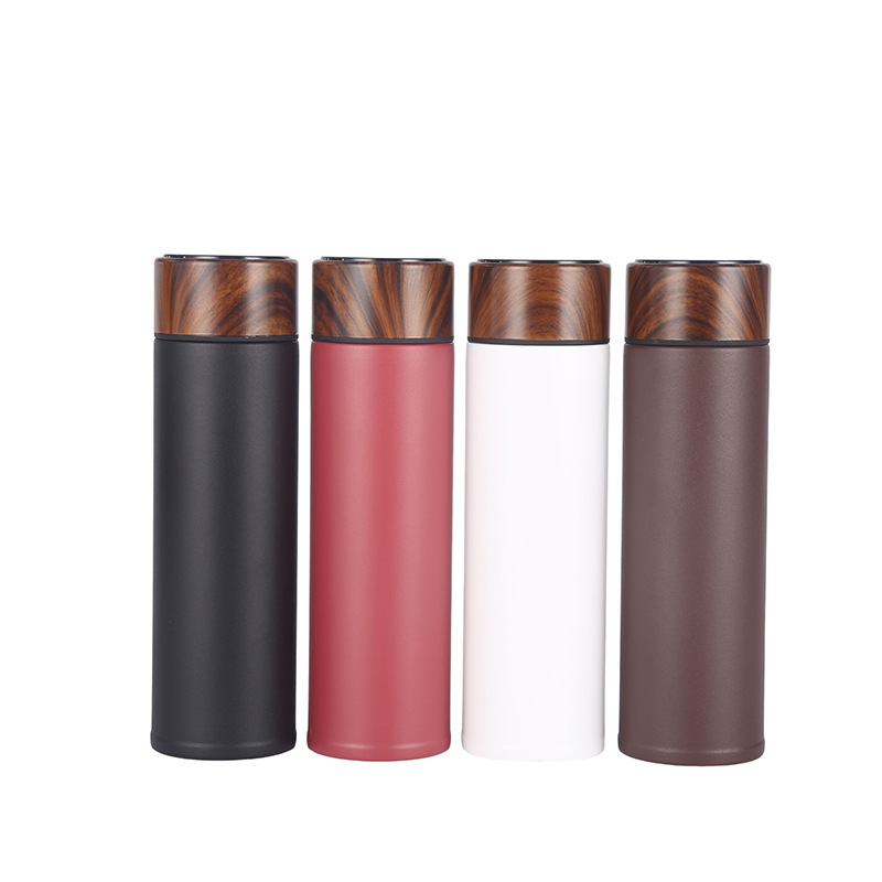 BORGE 220/320ml Stainless Steel Insulated Double Wall Vacuum Smart Water Bottle With Led Temperature Display