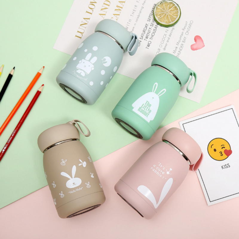 New Design Double Wall Insulated Custom Logo Bottle Stainless Steel Cute