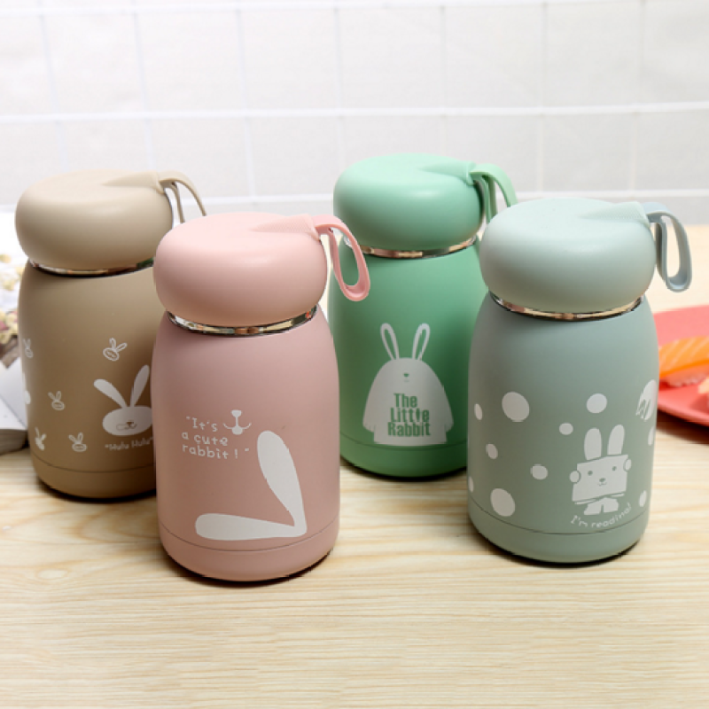 New Design Double Wall Insulated Custom Logo Bottle Stainless Steel Cute