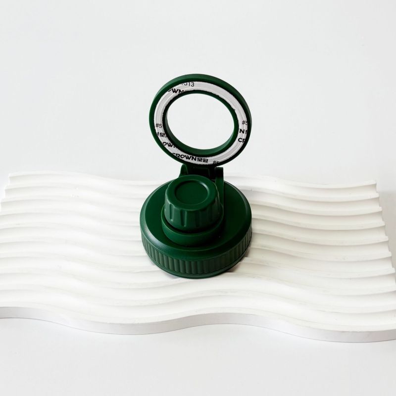 BORGE Customized Leakproof Plastic Magnetic Lid Accessory for Stainless Steel Wide-Mouth Gym Water Bottle Accessories