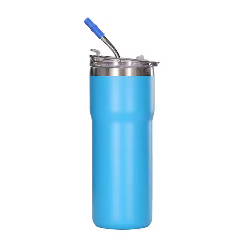 BORGE Wholesale Bulk 20oz 304 Stainless Steel Insulated Coffee Mug Car Tumblr Cup With Straw
