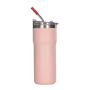 BORGE Wholesale Bulk 20oz 304 Stainless Steel Insulated Coffee Mug Car Tumblr Cup With Straw