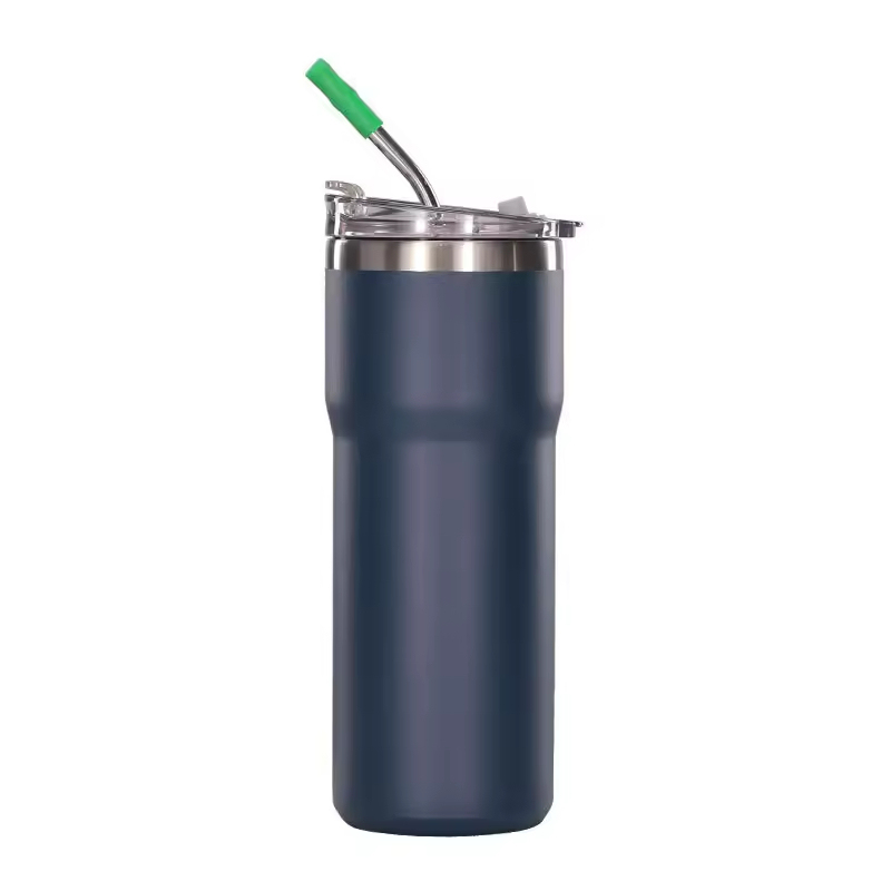 BORGE Wholesale Bulk 20oz 304 Stainless Steel Insulated Coffee Mug Car Tumblr Cup With Straw