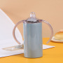 Hot Selling 12oz Kid Double Walled Vacuum Insulated Sublimation Skinny Blank Sublimation Tumbler