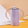 Hot Selling 12oz Kid Double Walled Vacuum Insulated Sublimation Skinny Blank Sublimation Tumbler