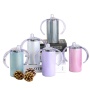 Hot Selling 12oz Kid Double Walled Vacuum Insulated Sublimation Skinny Blank Sublimation Tumbler