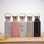 Personalization Stainless Steel Vacuum Flasks 500 ml Thermos Cup With Wooden Cover