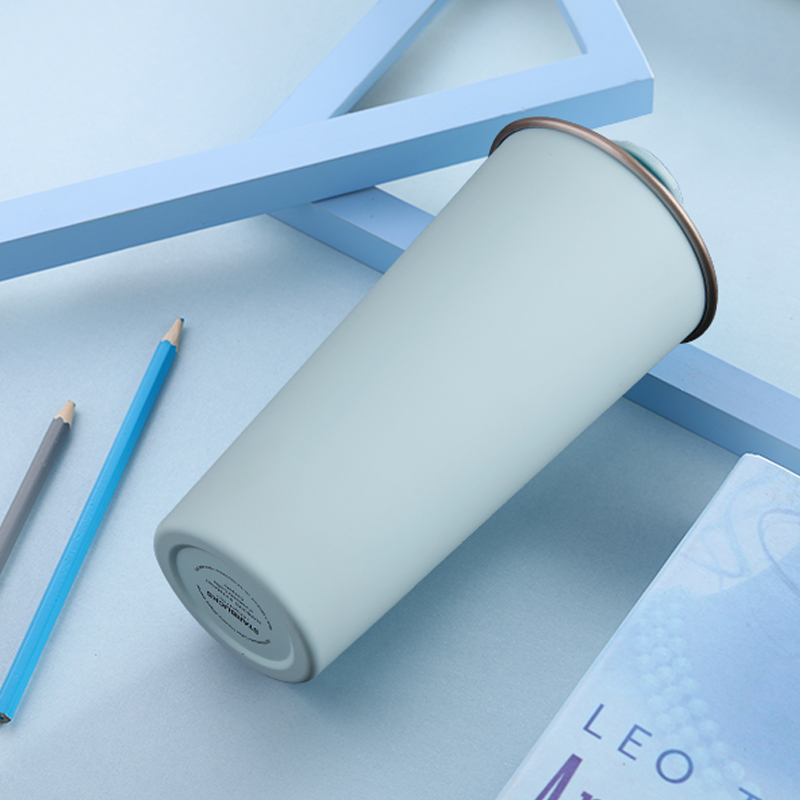 BORGE New Fashion 500 Ml Custom Logo 304 Stainless Steel Double Wall Insulated Travel Coffee Tumblr Cup With Lid