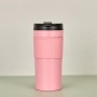 Manufacture Custom Logo 16oz French Press Coffee Mug With Sleeve Stainless Steel Insulated Tea Cup With Filter