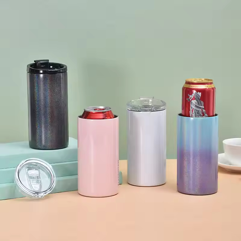 BORGE Wholesale 4 in 1 Double Layer 16oz 304 Stainless Steel Insulated Sublimation Beer Ice Bar Tumblr Cup