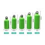 Wholesale 500ml Aluminum Sport Water Bottle 750ml Outdoor Single Wall Stainless Steel Drink Water Bottles With Carabiner